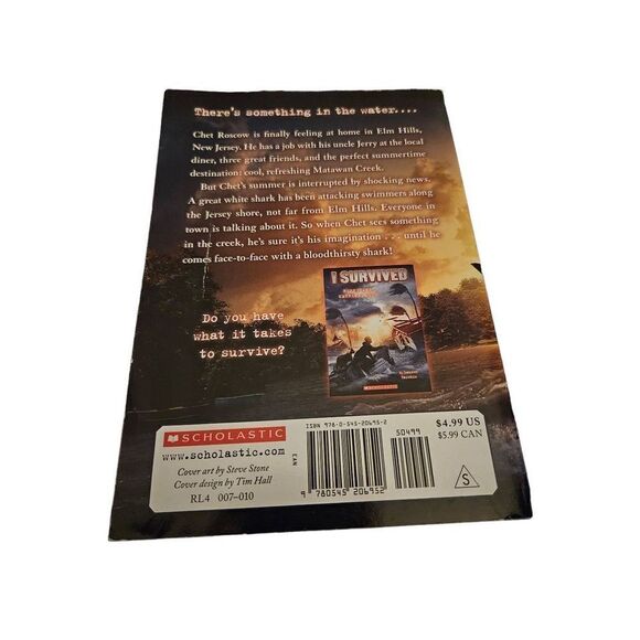 Book I survived the shark attacks of 1916 by Laura Tarshis scholastic isbn 978-0 - Picture 5 of 5